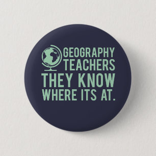 Geografie-Lehrer, wissen sie, wo es an ist Button