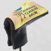 Geografie Lehrerrock Golf Headcover (3/4 Vorderseite)