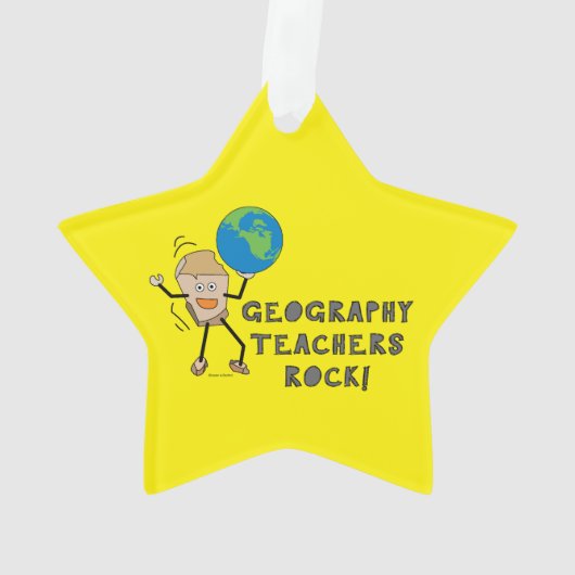 Geografie Lehrerrock Ornament (Rückseite)