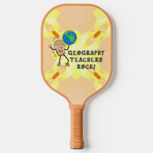 Geografie Lehrerrock Pickleball Schläger