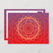 Geografie Postkarte (Vorne/Hinten)