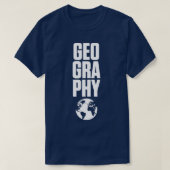 Geografie T-Shirt (Design vorne)