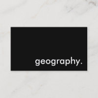 Geografie.