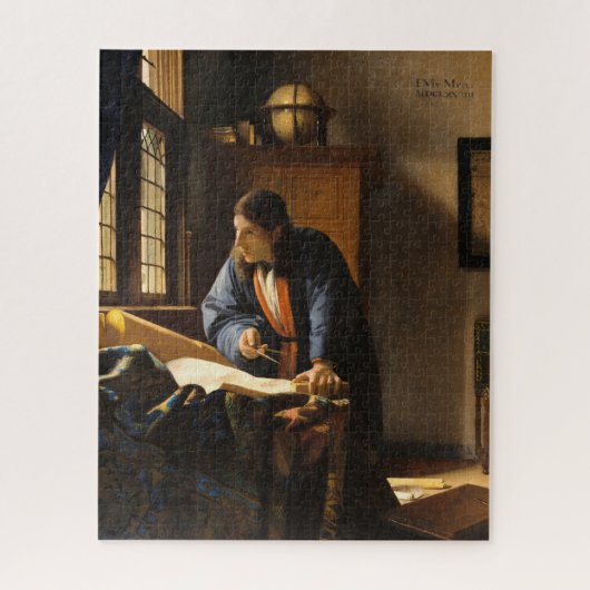 Geografie von Johannes Vermeer Puzzle (Vertikal)