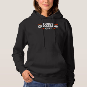 Geografie World Map Globe Geographer Hoodie