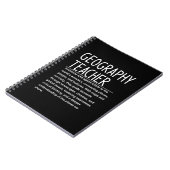 Geografielehrer Notizblock (Linke Seite)