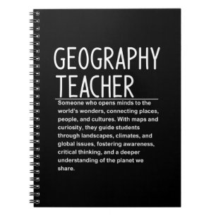 Geografielehrer Notizblock
