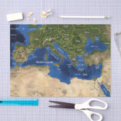 Geografiepapier Seidenpapier (Handwerk)