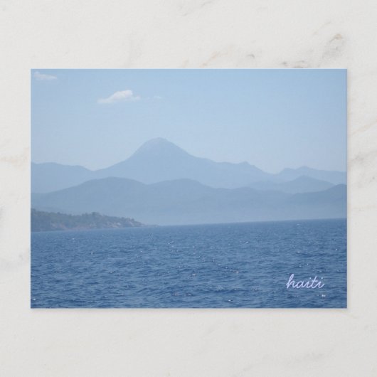 Geografisch Haiti Postkarte (Vorderseite)