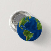 Geografisch lustige 3D-Illusion von Watercolor Ear Button (Vorne & Hinten)