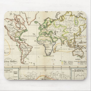 Geografische Ausbreitung der Menschheit Mousepad