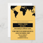 Geografische Bewegungsanzeige Ankündigung (Vorne/Hinten)