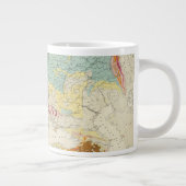 Geografische Karte Europa Jumbo-Tasse (Rechts)