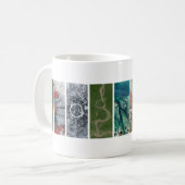Geografische Landschaft Kaffeetasse (Vorderseite Links)