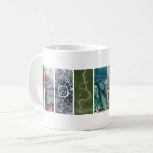 Geografische Landschaft Kaffeetasse (Vorderseite Links)