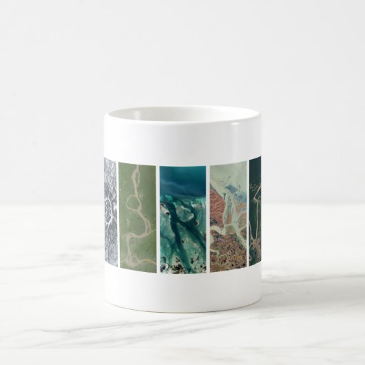 Geografische Landschaft Kaffeetasse (Mittel)