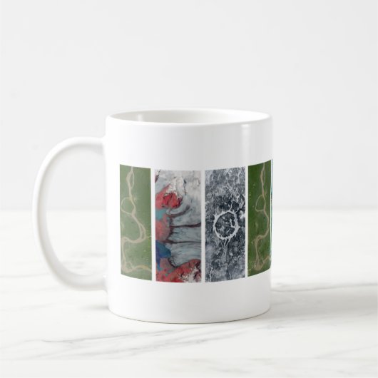 Geografische Landschaft Kaffeetasse (Links)