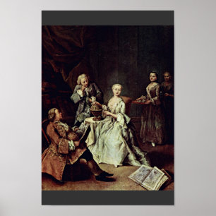 Geografische Lektion von Longhi Pietro Poster