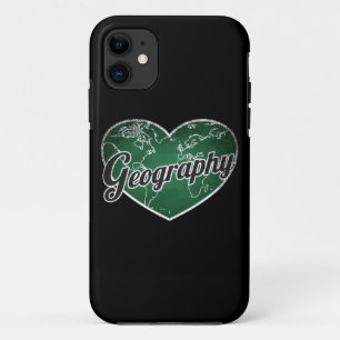 Geografische Retro-Herz-Blackboard-Liebe Case-Mate iPhone Hülle