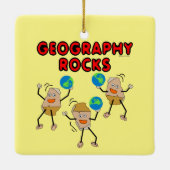 Geografische Steine Keramikornament (Rückseite)