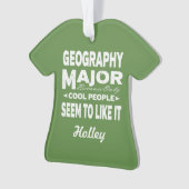 Geografische Uni, die nur Coolen Menschen gefällt Ornament (Vorderseite)