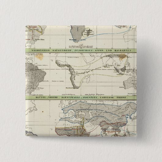 Geografische Verteilung Button (Vorderseite)