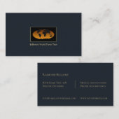 Geografische Visitenkarte (Vorne/Hinten)