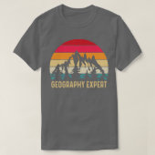 Geografischer Experte Geographer Geo Student T-Shirt (Design vorne)