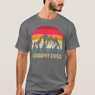 Geografischer Experte Geographer Geo Student T-Shirt