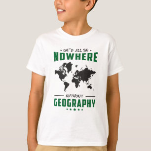 Geografischer Lehrer Funny World - Kontinente Gesc T-Shirt