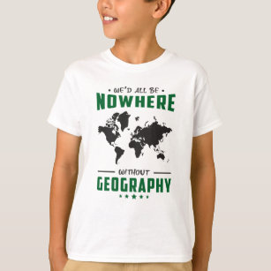 Geografischer Lehrer Funny World - Kontinente Gesc T-Shirt