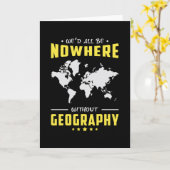 Geografischer Lehrer Funny World - Kontinente Karte (Gelbe Blume)