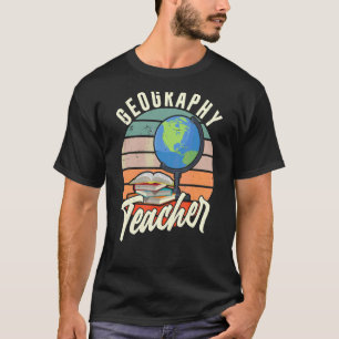 Geografischer Lehrer Geografischer Student T-Shirt