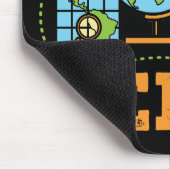 Geografischer Nerd Mousepad (Ecke)