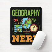 Geografischer Nerd Mousepad (Mit Mouse)
