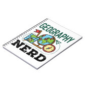 Geografischer Nerd Notizblock (Linke Seite)