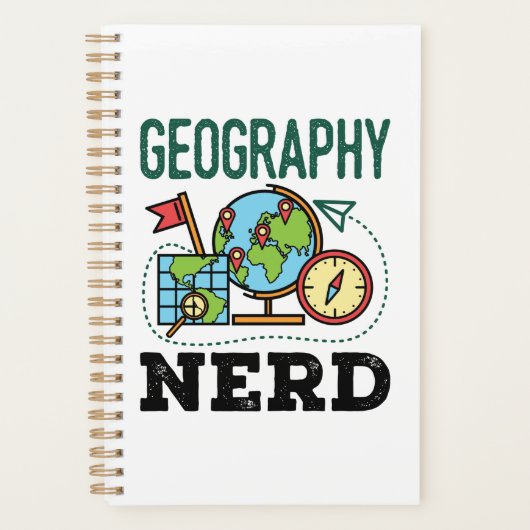 Geografischer Nerd Planer (Vorderseite)