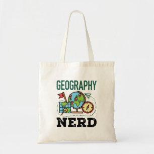 Geografischer Nerd Tragetasche