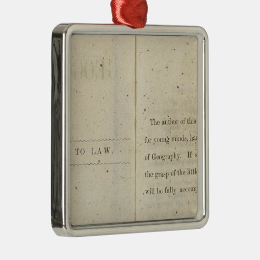 Geografischer Präface-Leser für Dixie-Kinder Silbernes Ornament (Rechts)