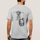 GEOGRAFISCHER T - Shirt DER ERHEBUNG DES LANDES (Rückseite)