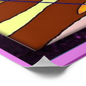 Geografischer Vulkan, Diagramm Poster (Ecke)