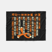 Geografisches Bewusstsein für die Multiplen Sklero Fleecedecke (Vorderseite (Horizontal))