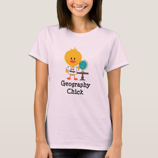 Geografisches Chick Bio Tee Shirt (Vorderseite)