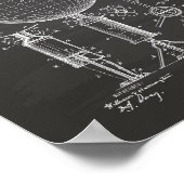 Geografisches Globe 1892 Patentenkatalog Poster (Ecke)