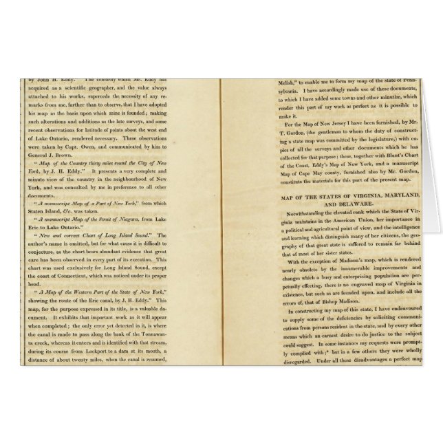 Geografisches Memoir 2 (Vorderseite (Horizontal))