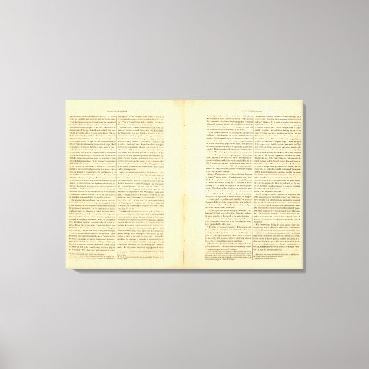 Geografisches Memoir 2 Leinwanddruck (Vorderseite)