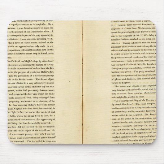 Geografisches Memoir 3 Mousepad (Vorne)