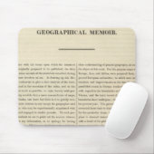 Geografisches Memoir 4 Mousepad (Mit Mouse)