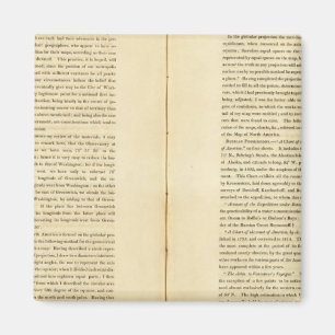 Geografisches Memoir Magnet