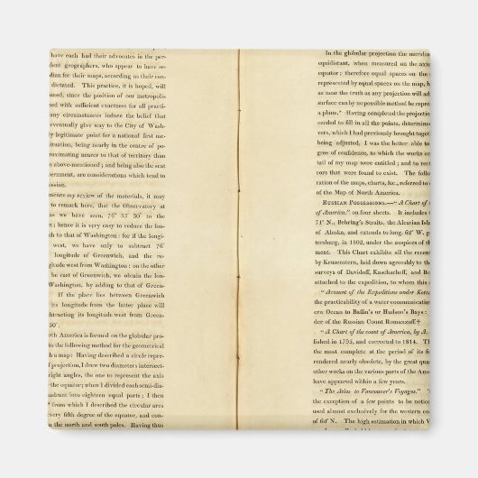 Geografisches Memoir Magnet (Vorne)